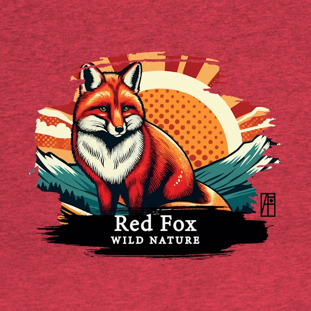 Red Fox - WILD NATURE - RED FOX -14 by ArtProjectShop